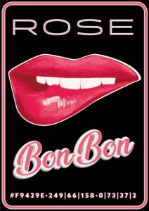 Rose Bonbon color poster