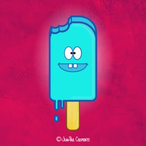 Ice cream children's illustration