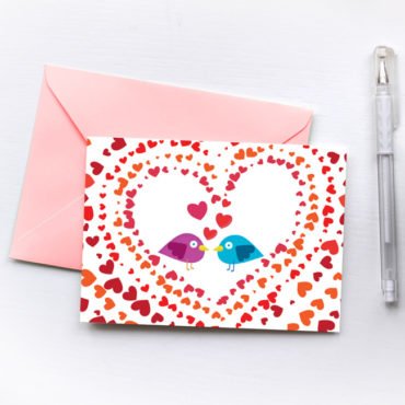 Love Card Birds