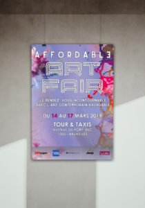 Affordable Art Fair Brussels poster