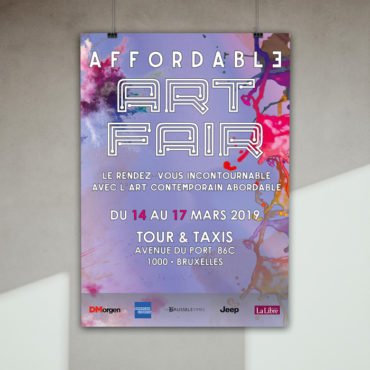 Affordable Art Fair Brussels poster