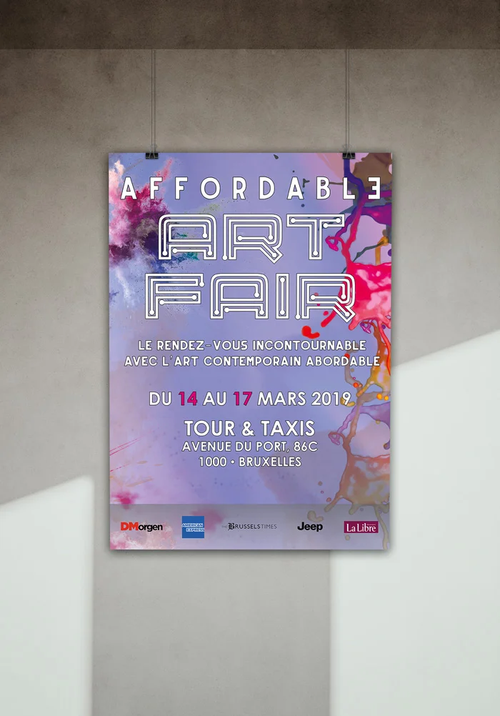 Affordable Art Fair Brussels poster