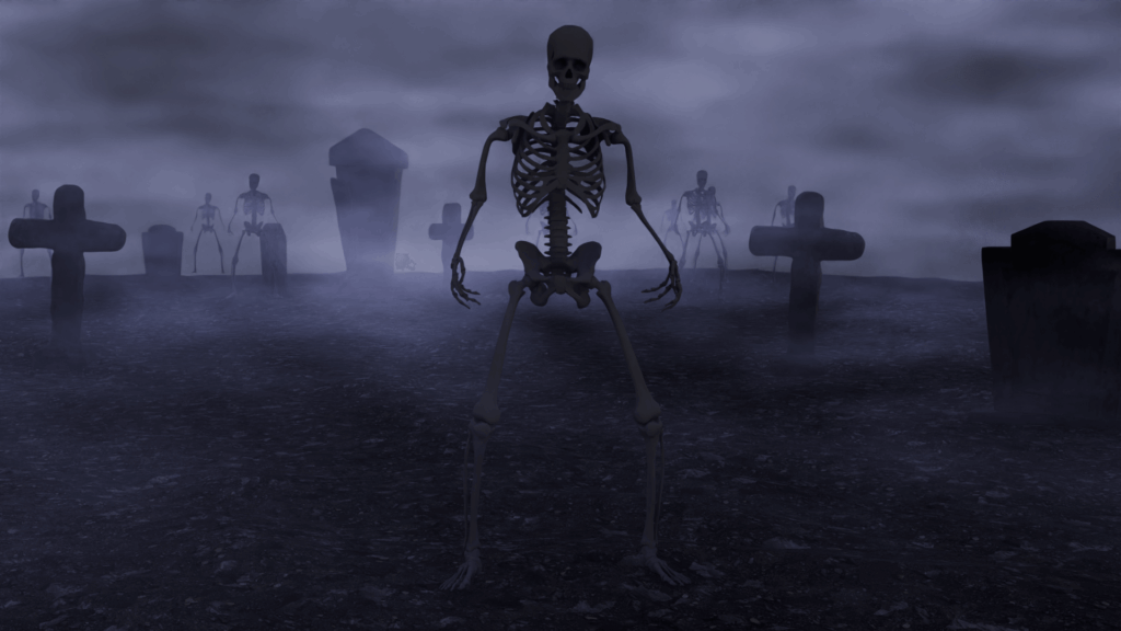 Halloween Animation - The dance of the skeletons